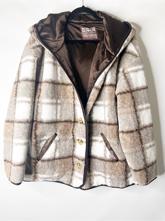 DIXXON Other - DIXXON Flannel Form & Function Sherpa Plaid Hooded Jacket Men XL